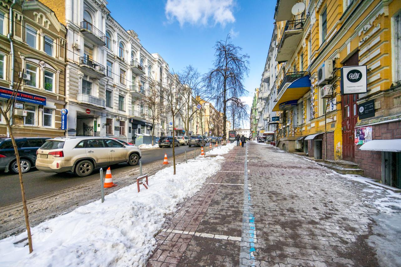 Pushkinskaya Apartments Kiev Exterior foto